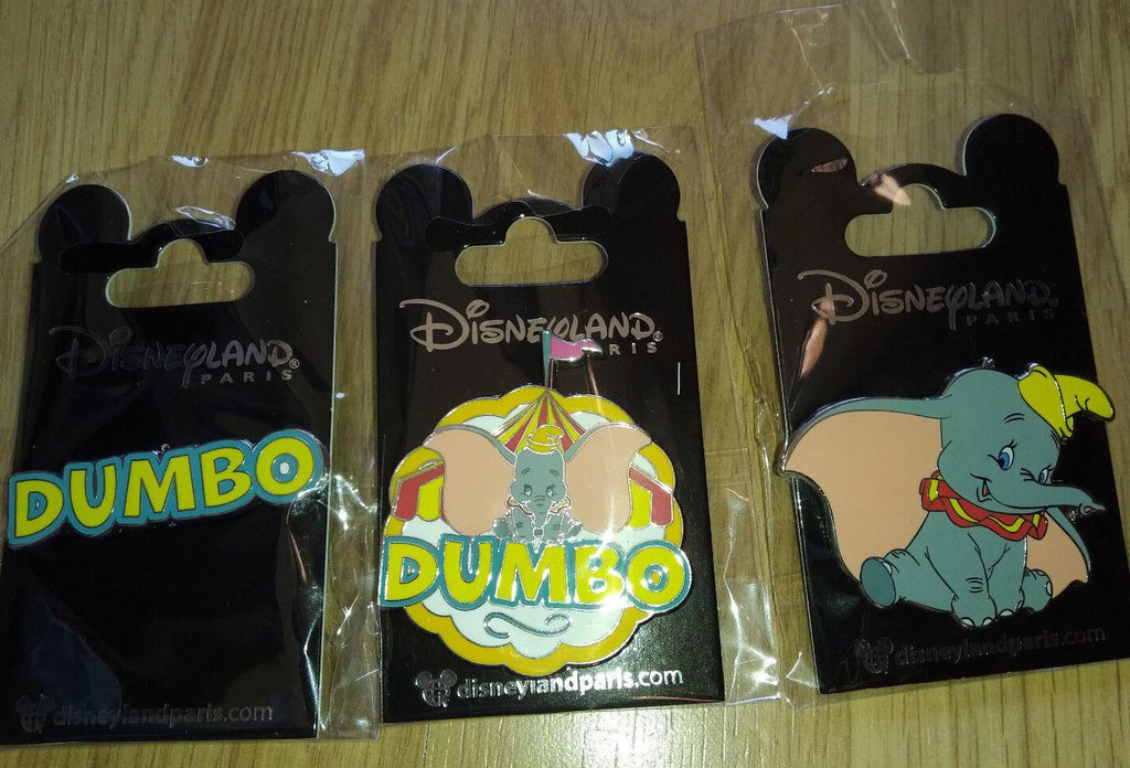 Dumbo with Hat Circus Tent Name Disney Land Paris July 2022 Dlp 3 Pins Set