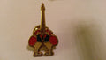 Eiffel Tower with Rooster symbol of France Tour Eiffel avec Coq Pin Pin's