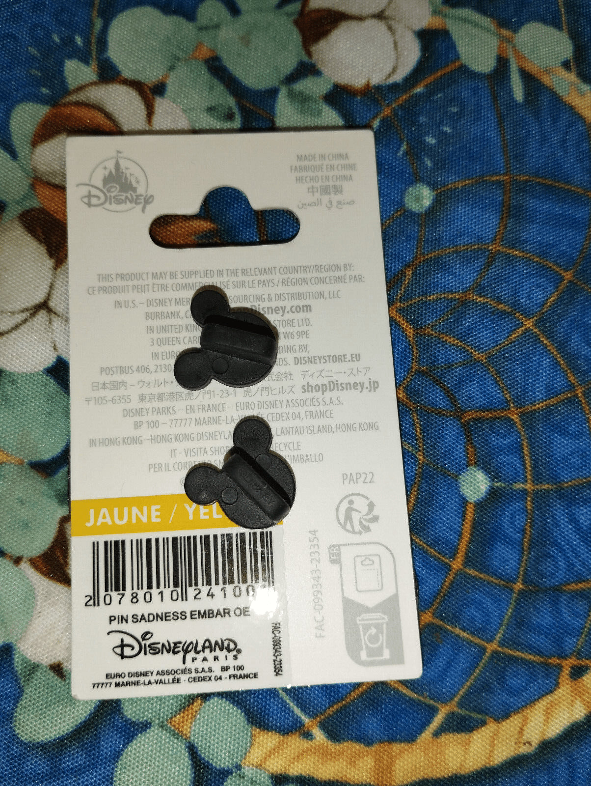 Embarrassment Sadness Inside Out Series Disney L Paris Dlp 2024 June Pixar Pin