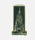 EuroDisney Gold Black Colour Castle Pin Dlrp Dlp Disney