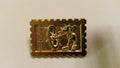 EuroDisney - Mickey Steamboat Willie Stamp - Gold (Version 2) Disney stamp PIN