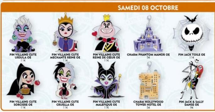 Evil Queen Old Hag Cute Villains Series Disney L Paris DLP Oct 2022 Dangle Pin