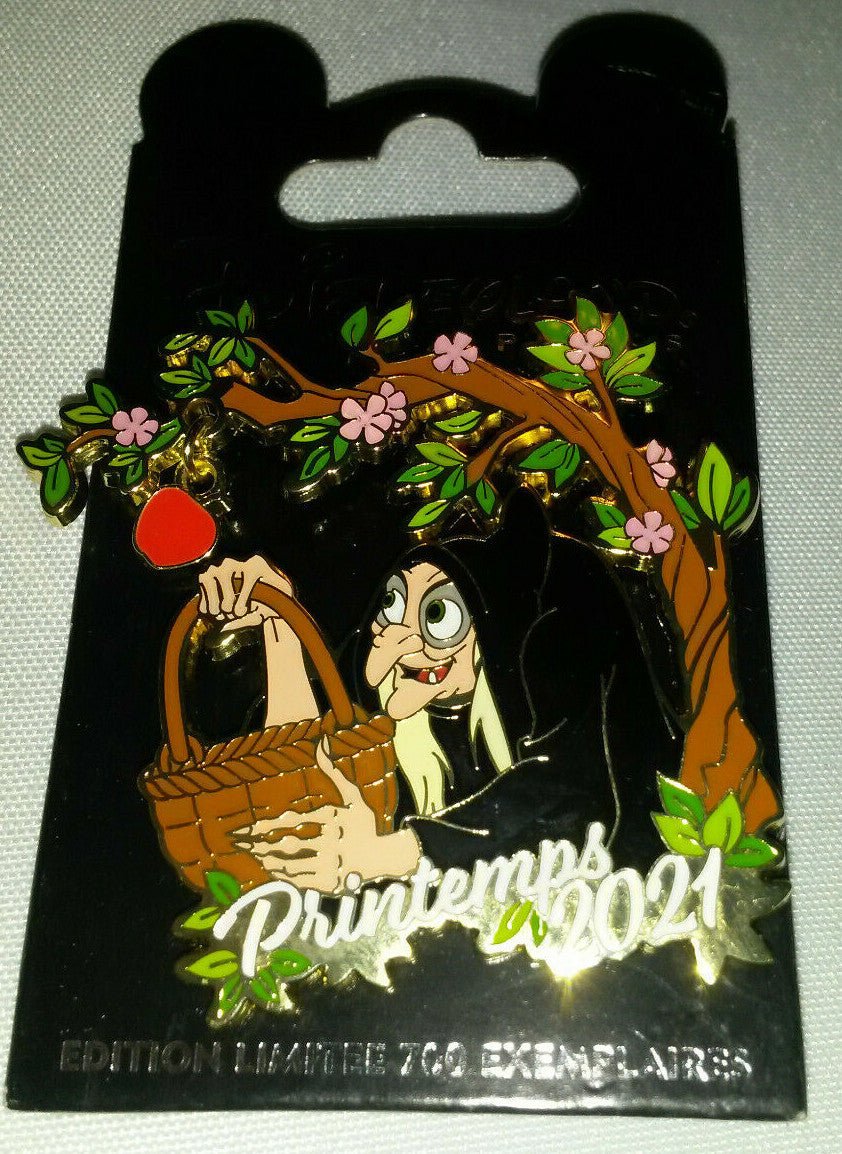 Evil Queen Old Hag Disney Land Paris LE 700 Dlrp Dlp Dangle Spring 2021 Pin