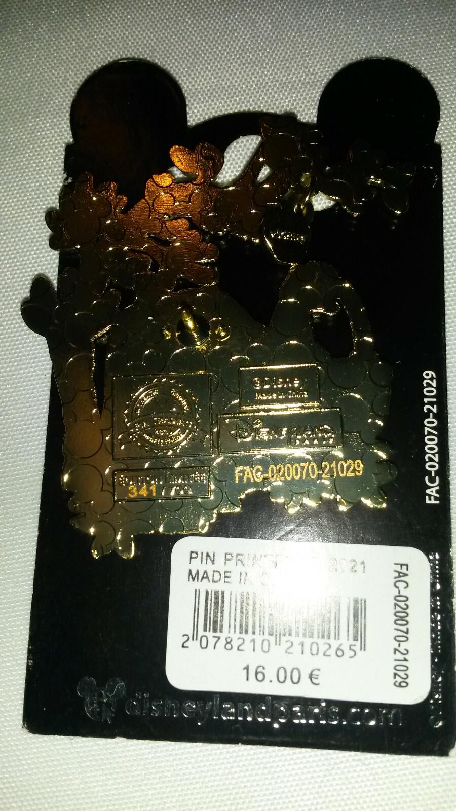 Evil Queen Old Hag Disney Land Paris LE 700 Dlrp Dlp Dangle Spring 2021 Pin