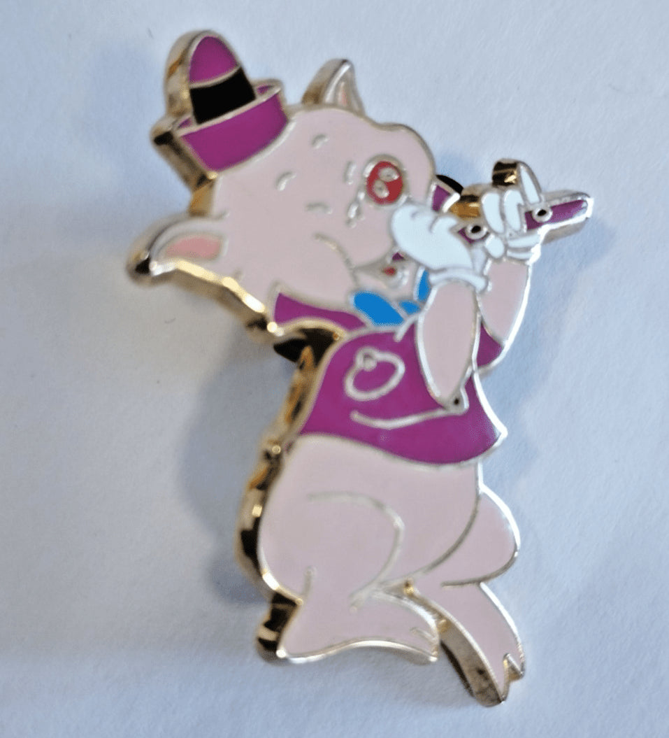 Fifer Pig - Cast Lanyard series 4 Disney Land Paris Dlp DLRP August 2009 Pin