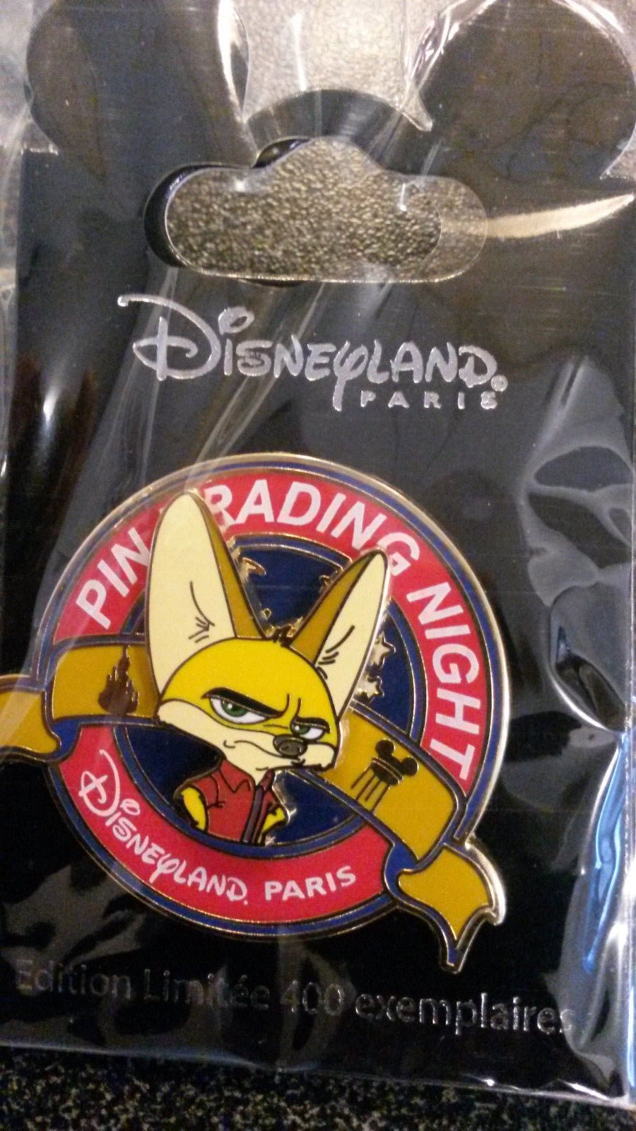Finnick Fox Zootopia Trading Night Dlp DLRP Disney Land Paris LE 400 2017 Pin