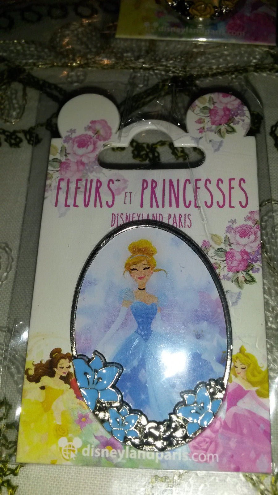 Flowers and Princesses Cinderella Frame 2018 Disney Land Paris Dlp Pin Sold Out