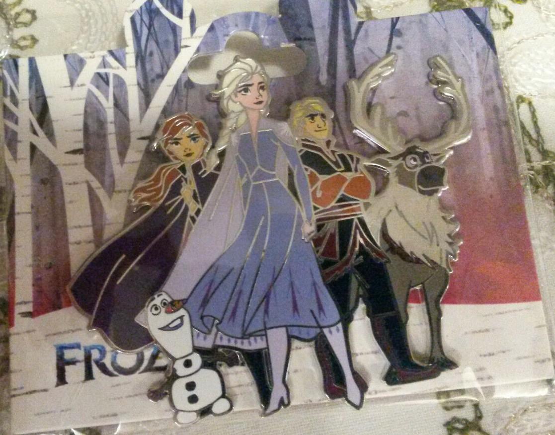 Frozen 2 Anna Elsa Kristoff Sven Olaf Disney L Paris Dlrp Dlp 10 2019 Jumbo Pin