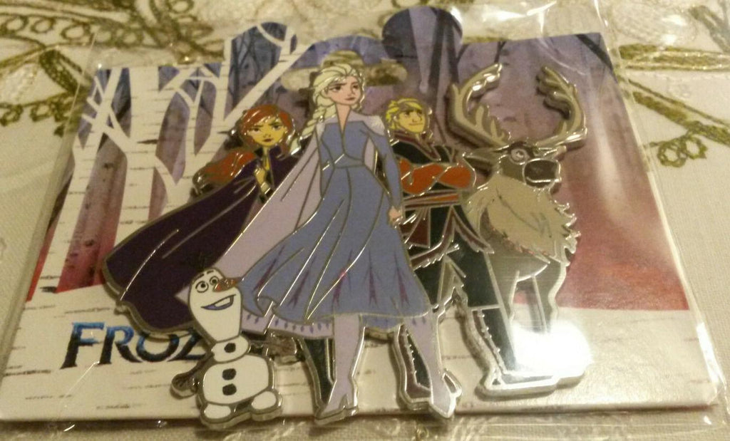 Frozen 2 Anna Elsa Kristoff Sven Olaf Disney L Paris Dlrp Dlp 10 2019 Jumbo Pin