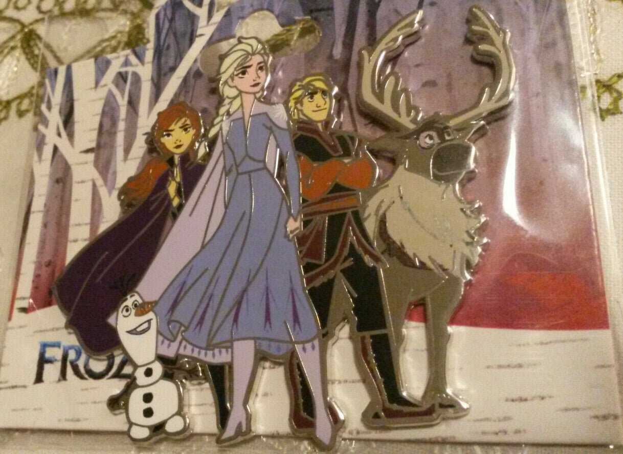 Frozen 2 Anna Elsa Kristoff Sven Olaf Disney L Paris Dlrp Dlp 10 2019 Jumbo Pin