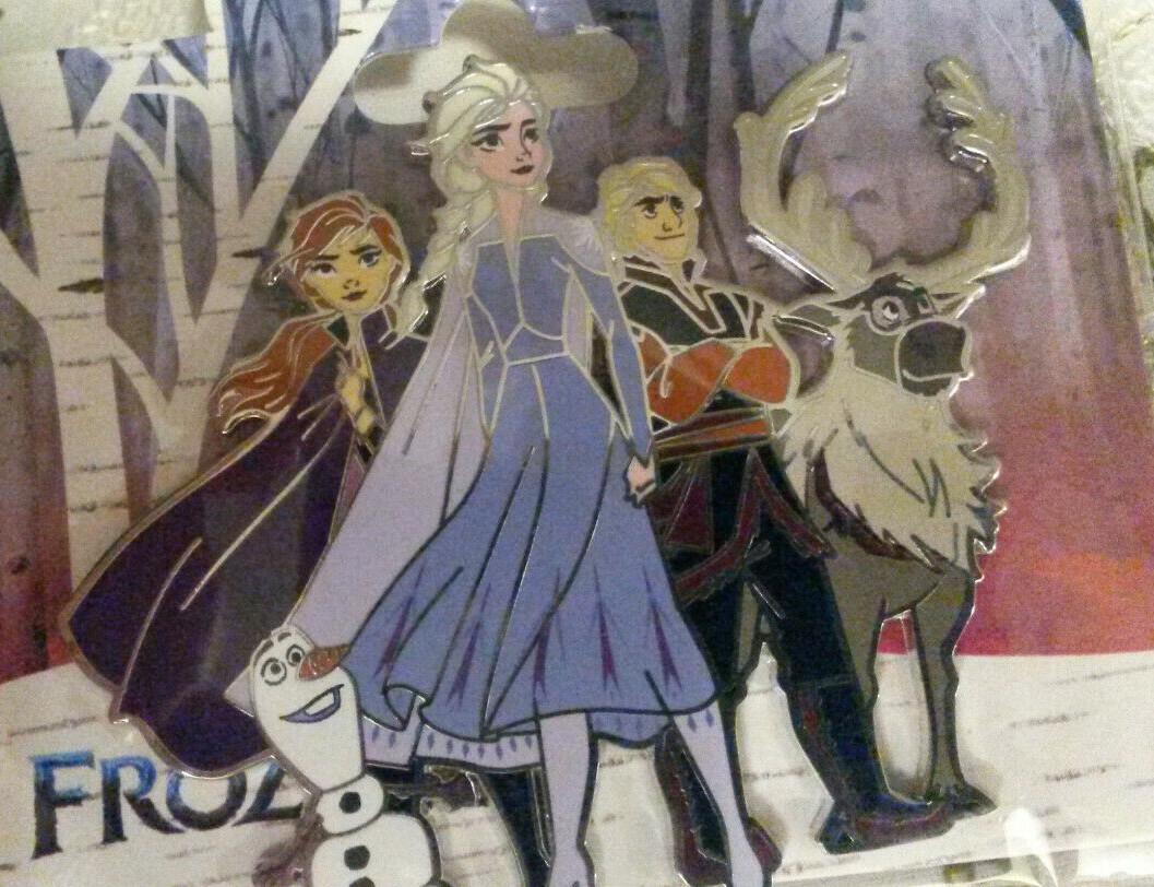 Frozen 2 Anna Elsa Kristoff Sven Olaf Disney L Paris Dlrp Dlp 10 2019 Jumbo Pin