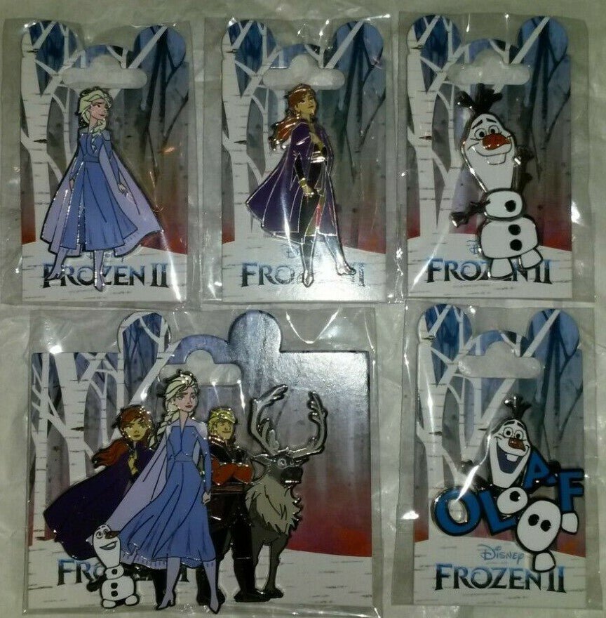 Frozen 2 Anna Elsa Sven Olaf Kristoff Disney Land Paris Dlrp Dlp 2019 5 Pins
