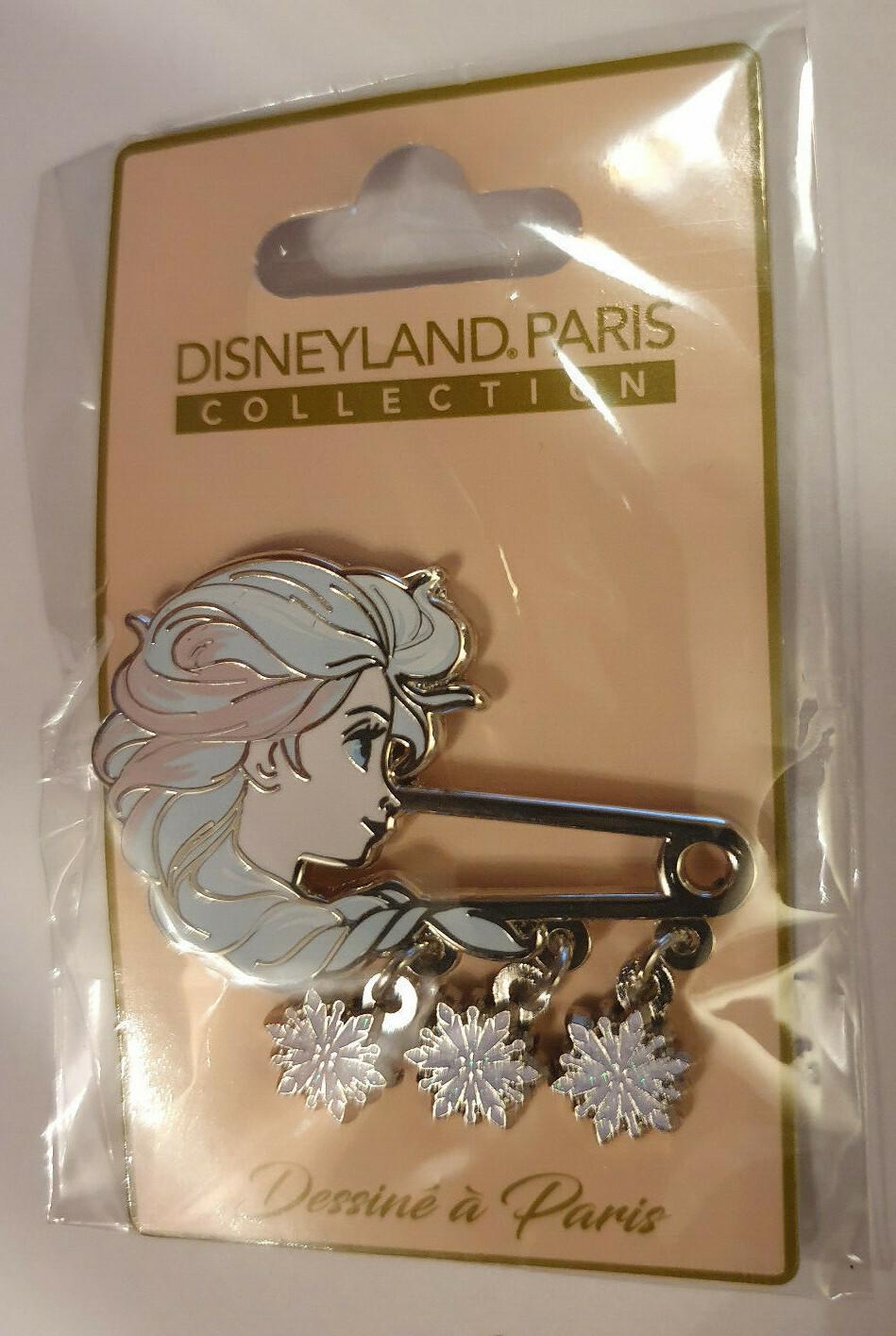 Frozen 2 Elsa Head w Snow Flakes Glitter Disney Paris Dlrp Dlp November 2019 Pin