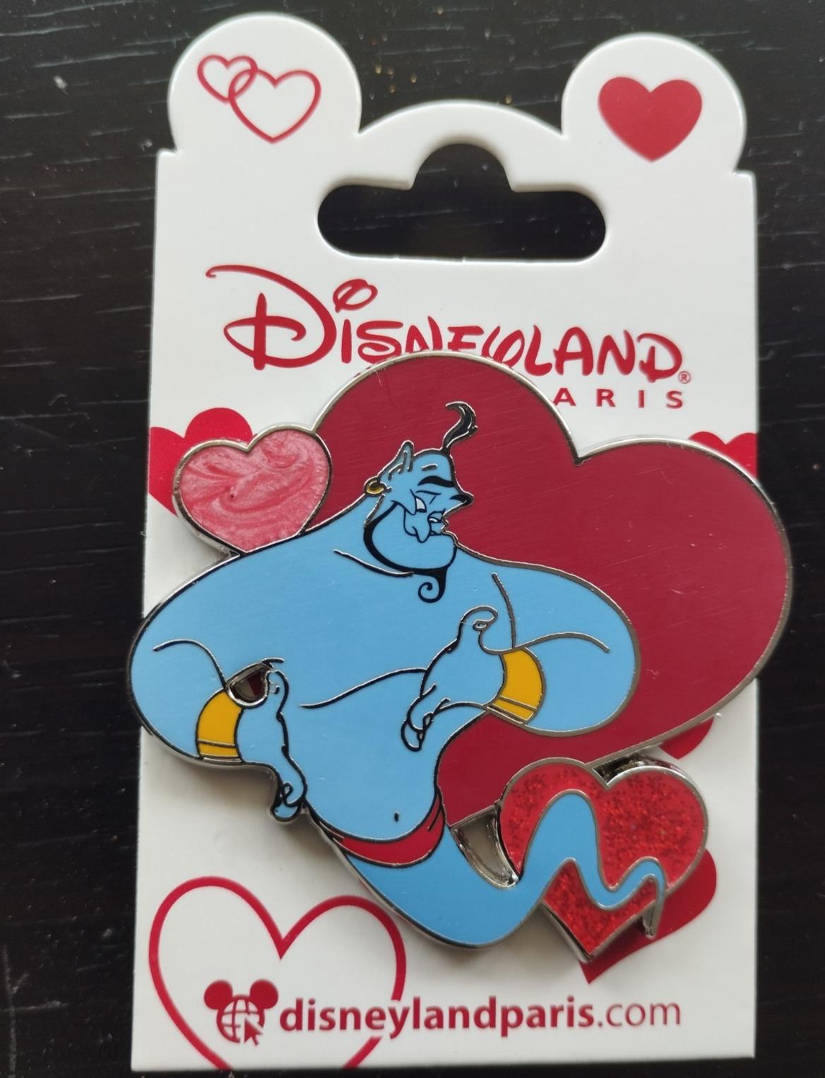 Genie (Aladdin) Heart Valentine Series Disney Land Paris Dlp Dlrp 2025 Pin