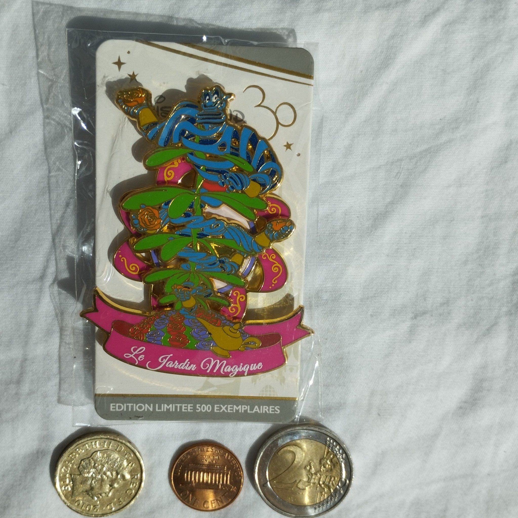 Genie Magical Garden Series 30th Anniversary DLP Disney Land Paris LE 500 Pin