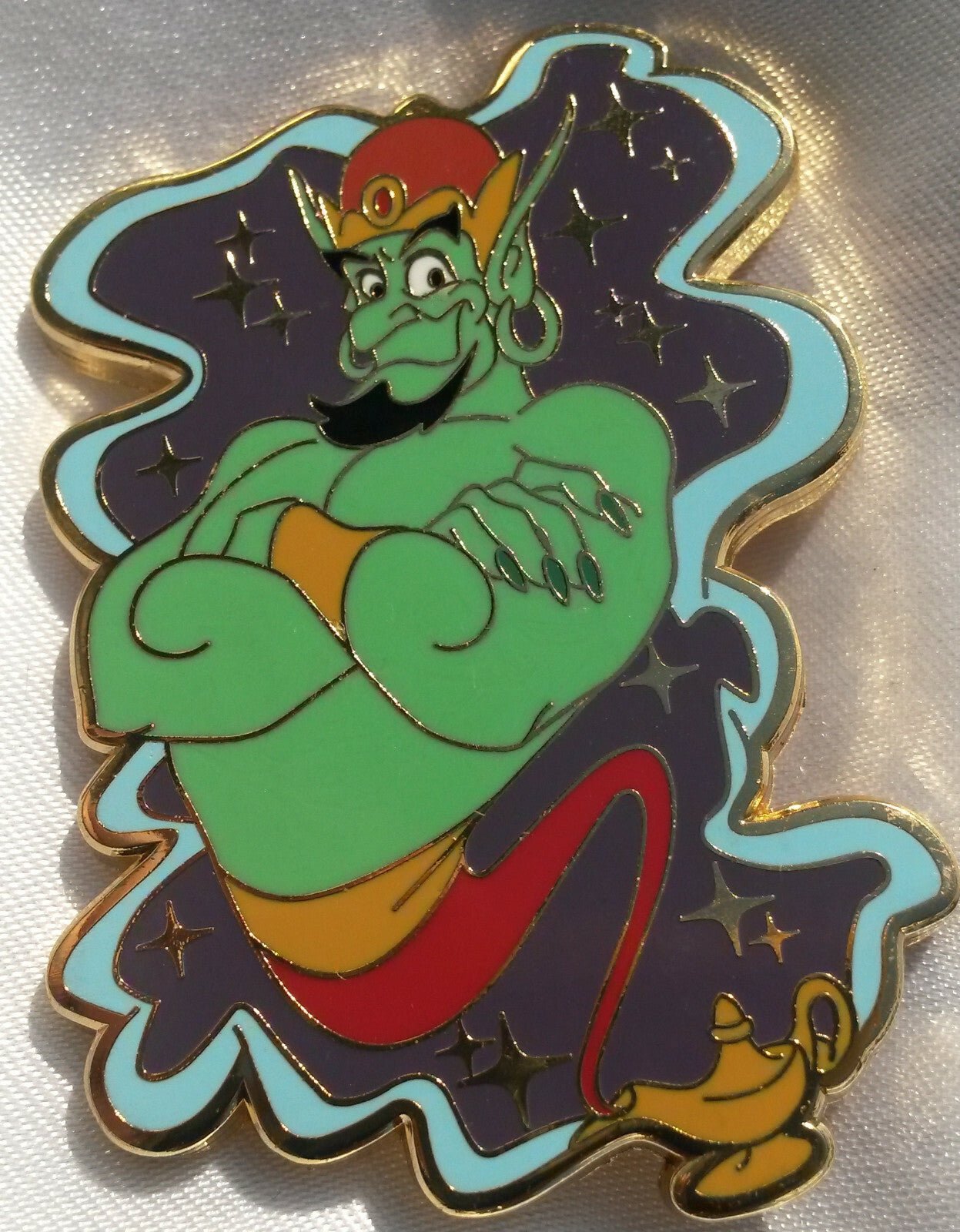 Genie with magic lamp LE100 fairy - tale - pins ( Aladdin ) Pin