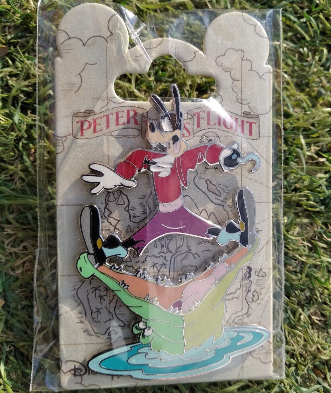 Goofy as Hook Tick Tock Crocodile Peter Pan's Flight Disney L Paris DLP 2022 Pin