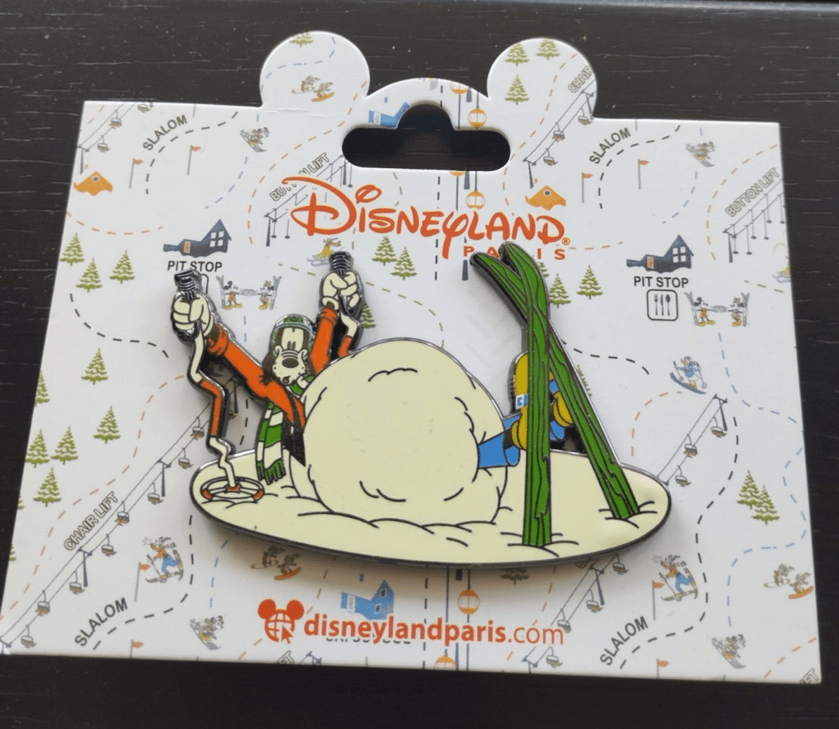 Goofy - Skiing - Snowball Winter Ski Set Disney Land Paris Dlp Feb 2025 Pin