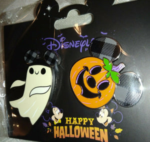 ゴーストとパンプキンイヤー ハロウィン ディズニーランド・パリ DLP DLRP 2021年9月 ピン2個