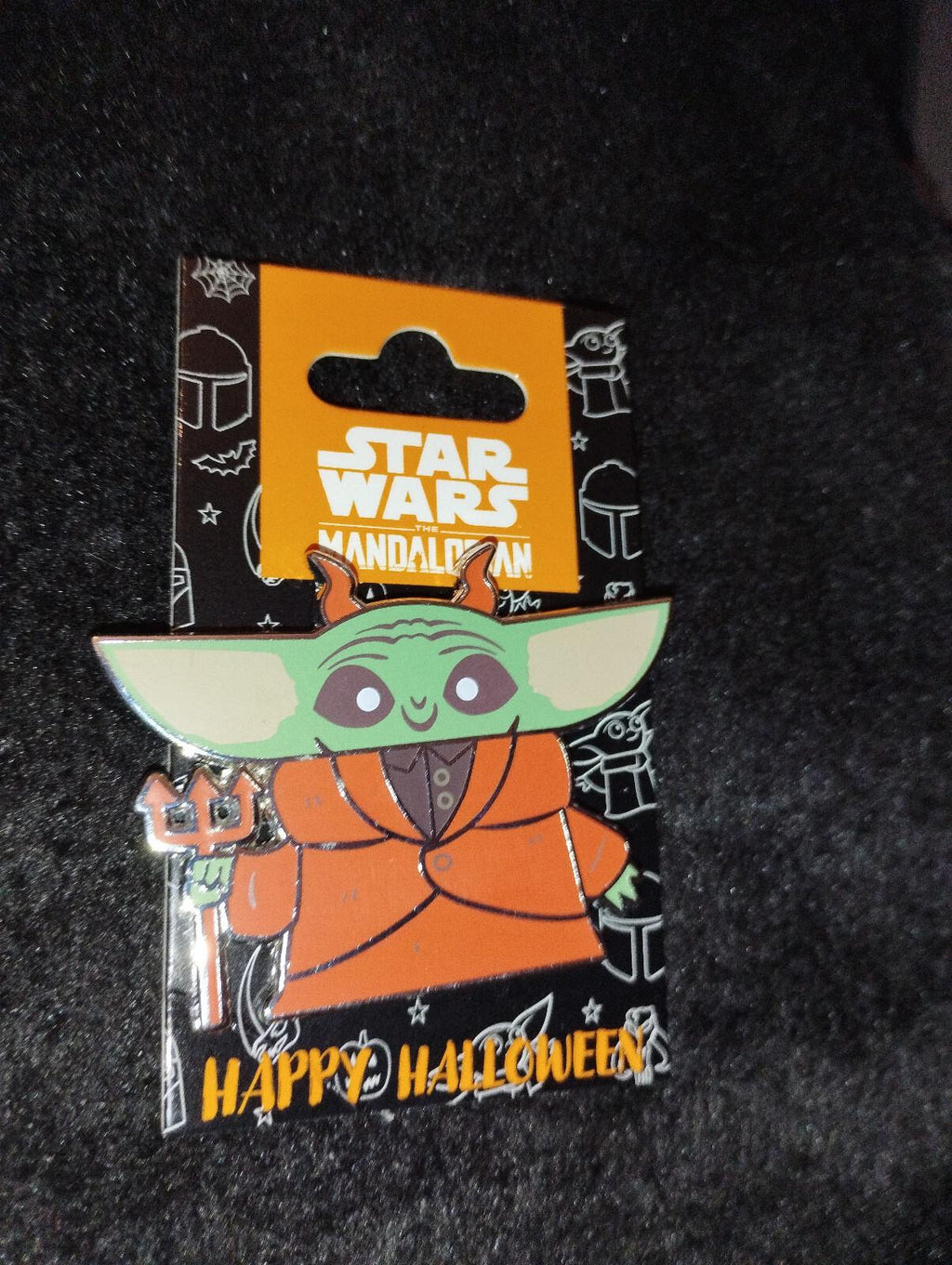Grogu Devil Star Wars Yoda Halloween Disney Land Paris DLP Oct 2023 Pin