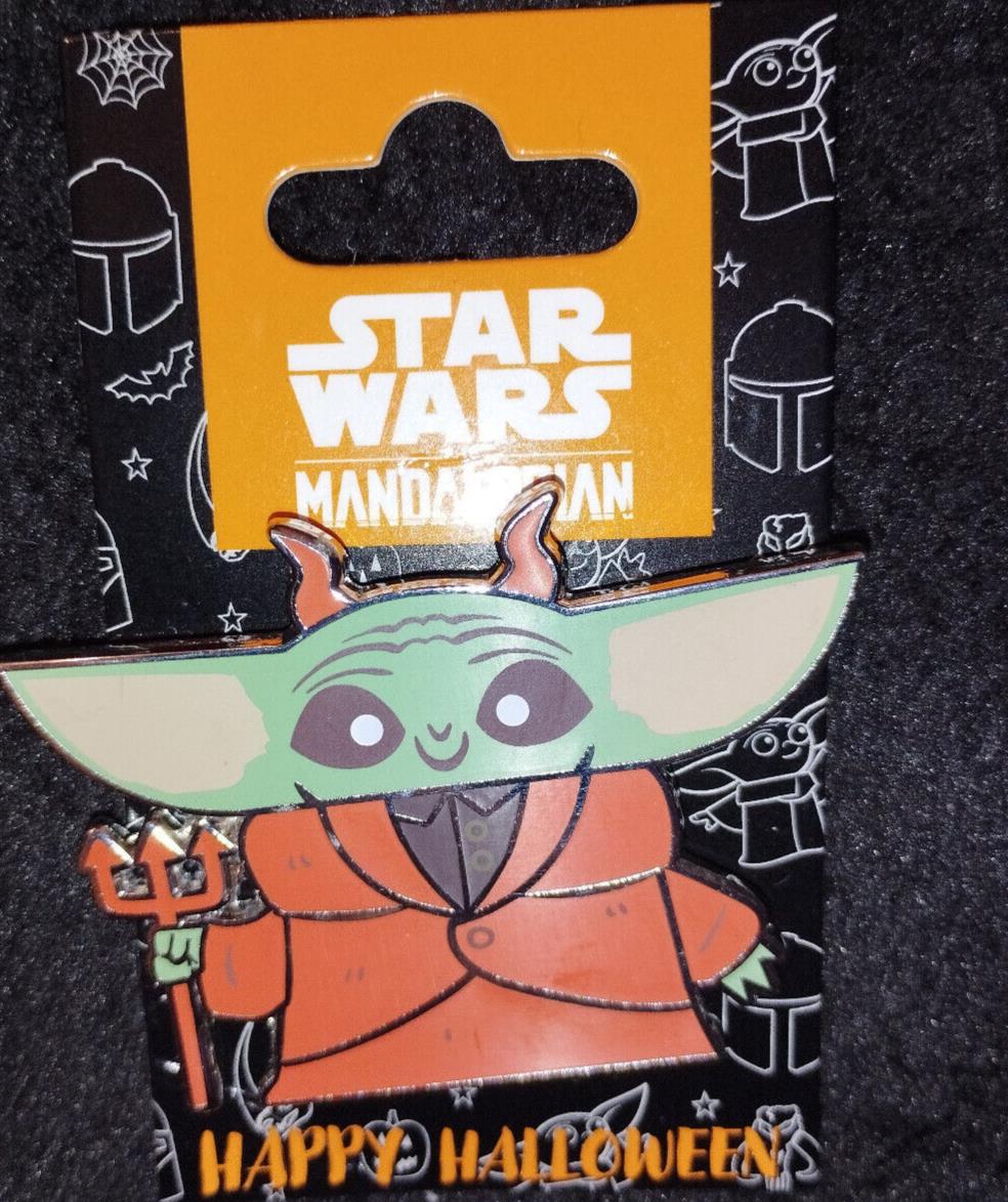 Grogu Devil Star Wars Yoda Halloween Disney Land Paris DLP Oct 2023 Pin