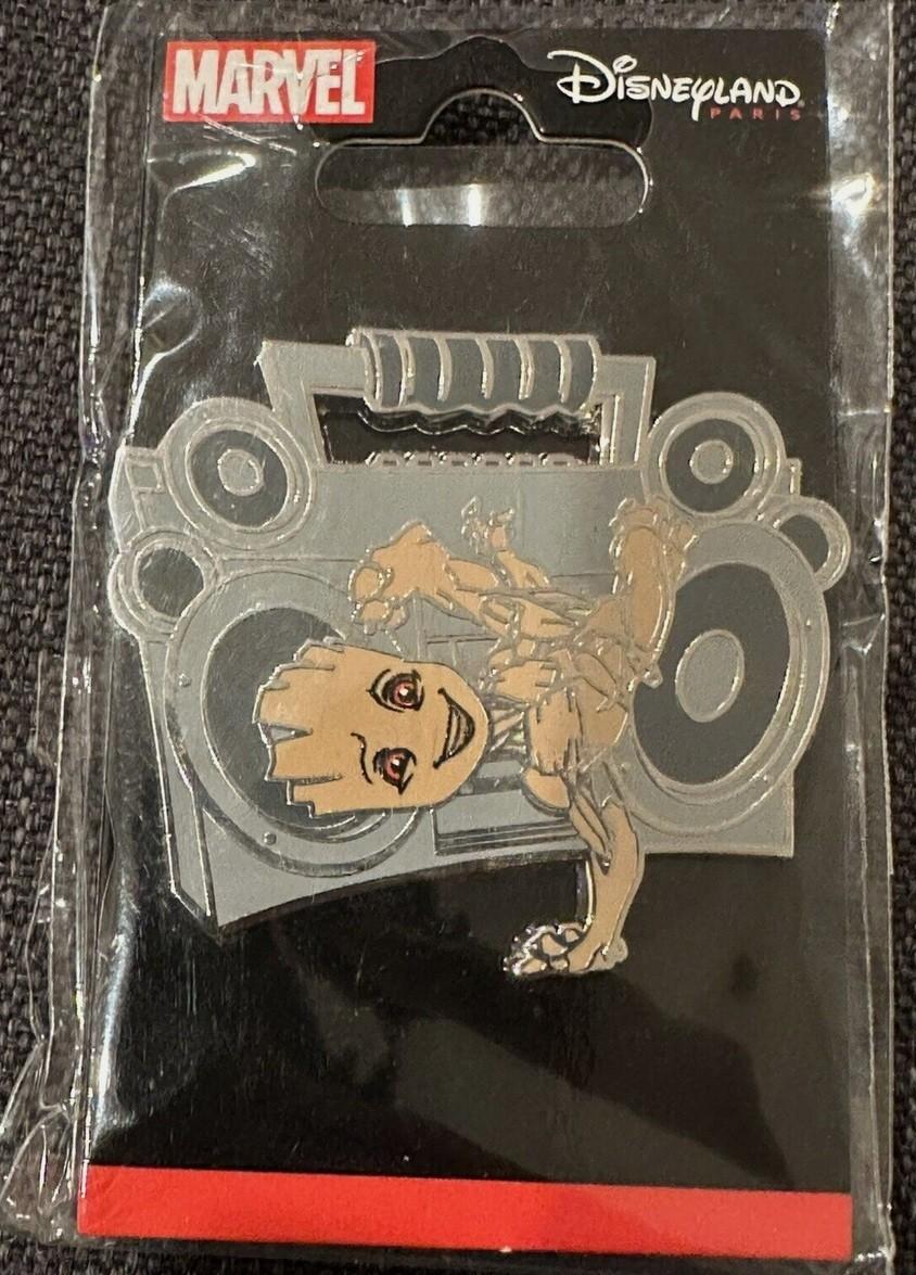 Groot Cassette Deck Marvel Gardians of the Galaxy Disney Paris Dlp May 2023 Pin