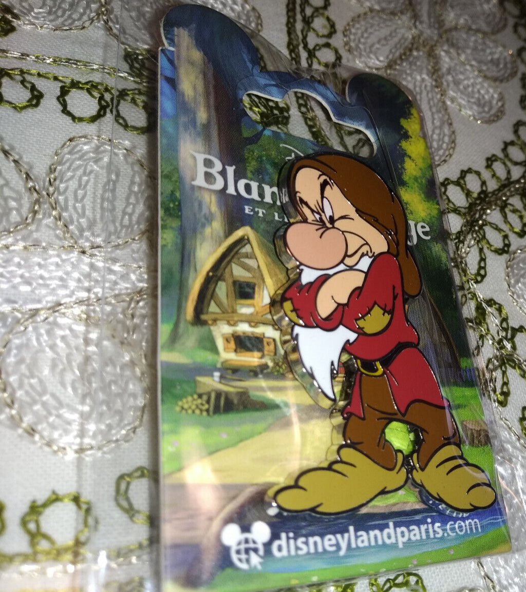 Grumpy Crossed Snow White & Seven Dwarfs Disney Land Paris Dlp January 2023 Pin