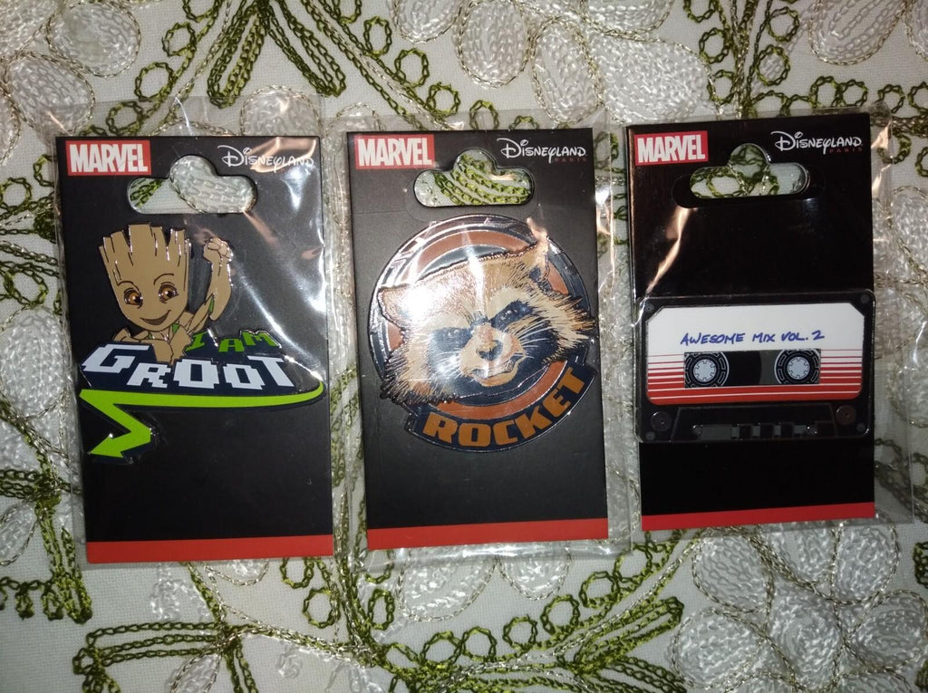Guardians of the Galaxy Groot Rocket Tape Marvel Disney L Paris Dlp 2021 3 Pins