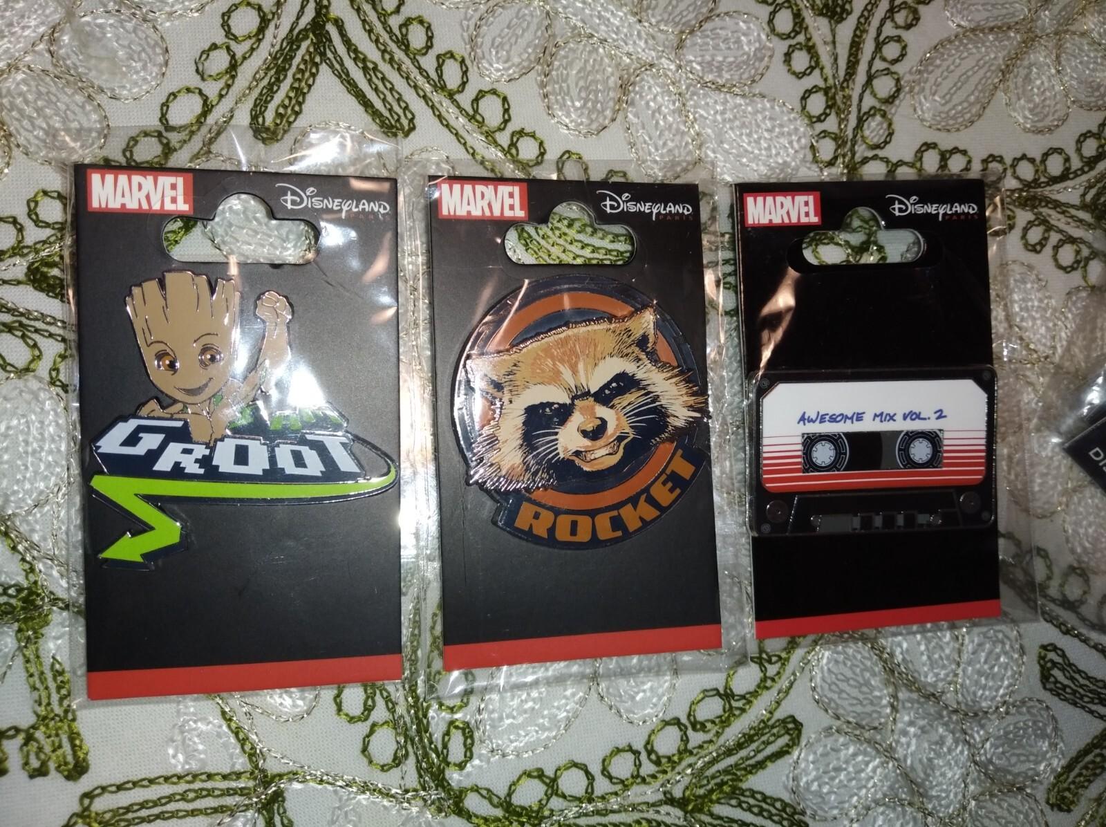 Guardians of the Galaxy Groot Rocket Tape Marvel Disney L Paris Dlp 2021 3 Pins