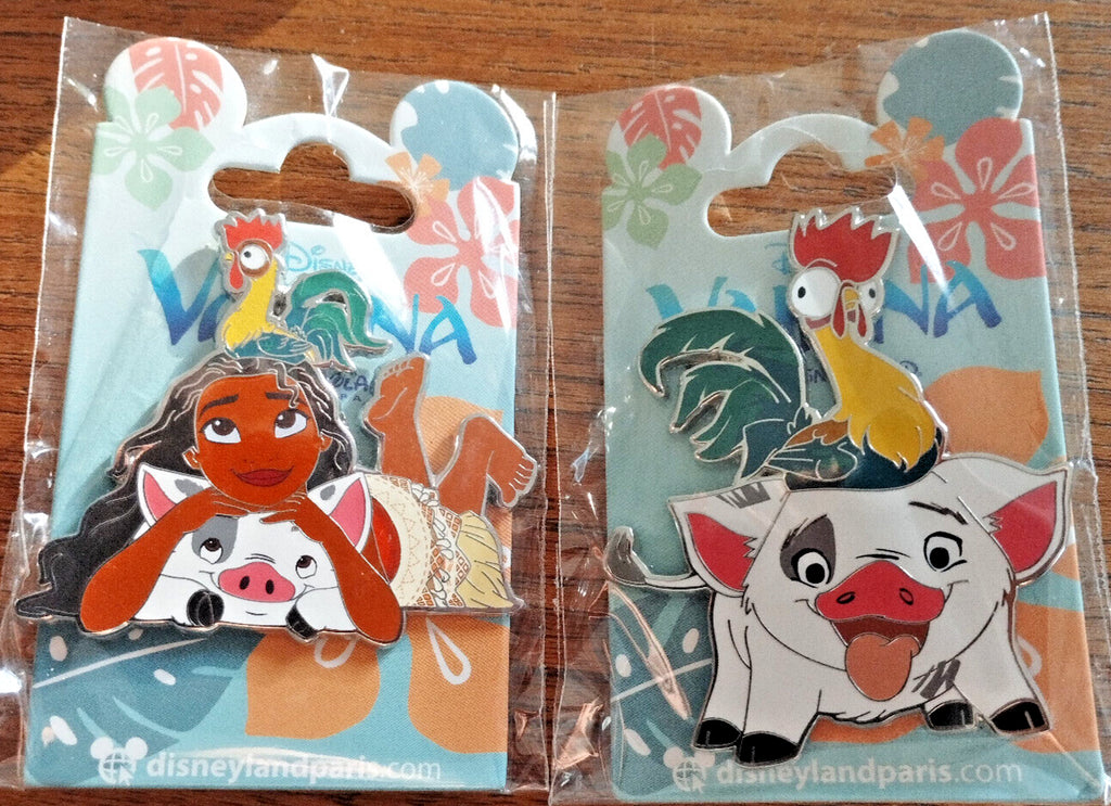 Hei Hei over Moana and Pua (Vaiana ) Disney Land Paris Dlrp Dlp Jan 2023 Pin