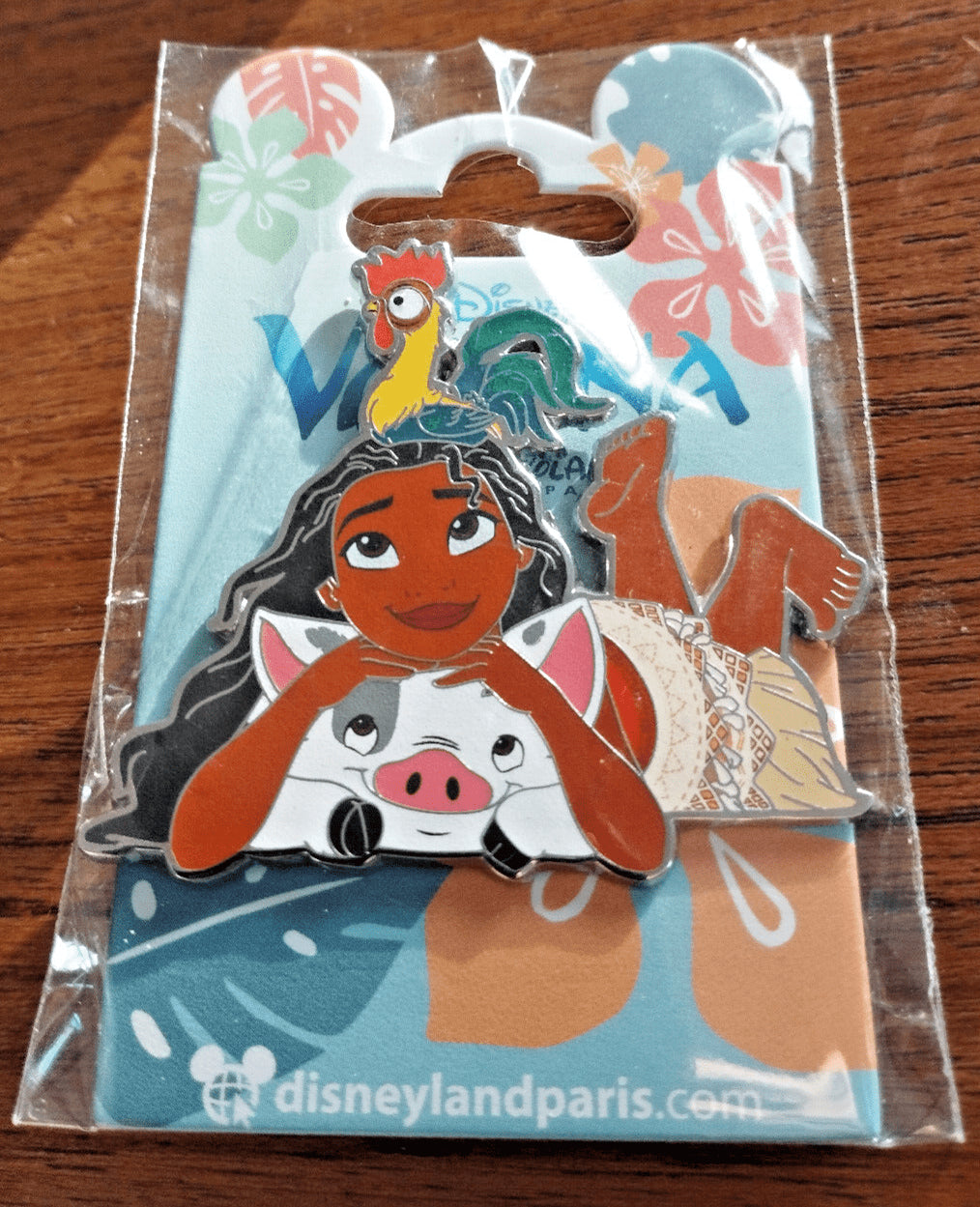 Hei Hei over Moana and Pua (Vaiana ) Disney Land Paris Dlrp Dlp Jan 2023 Pin