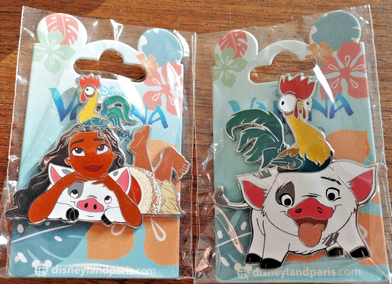 Hei Hei over Pua (Vaiana Moana) Disney Land Paris Dlrp Dlp Jan 2023 Pin