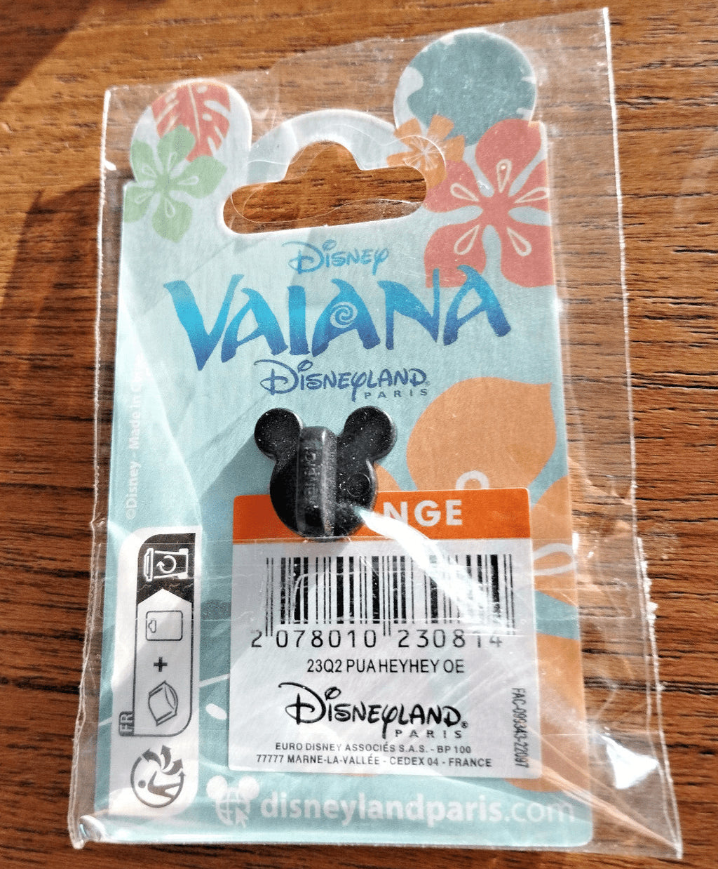 Hei Hei over Pua (Vaiana Moana) Disney Land Paris Dlrp Dlp Jan 2023 Pin