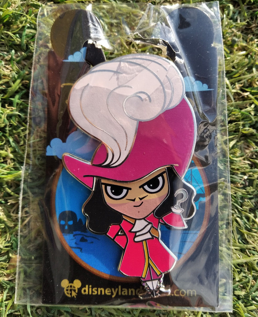 Hook (Peter Pan) Cute Villains Series Disney Land Paris DLP Nov 2022 Pin