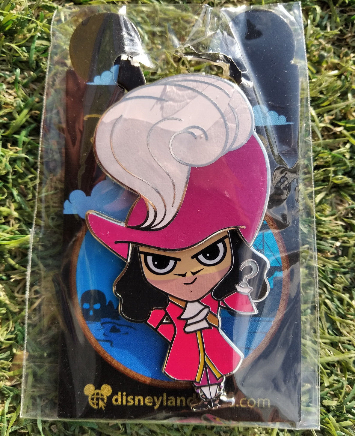 Hook (Peter Pan) Cute Villains Series Disney Land Paris DLP Nov 2022 Pin