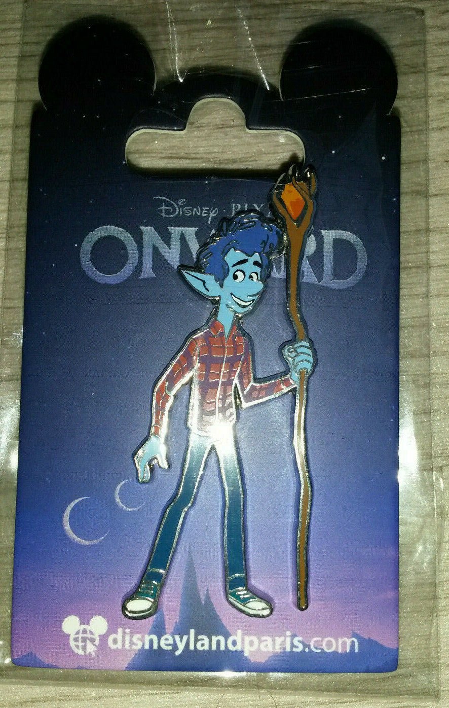 Ian Onward wizard holding Magic Wand August 2020 Disney Land Paris Dlp Dlrp Pin
