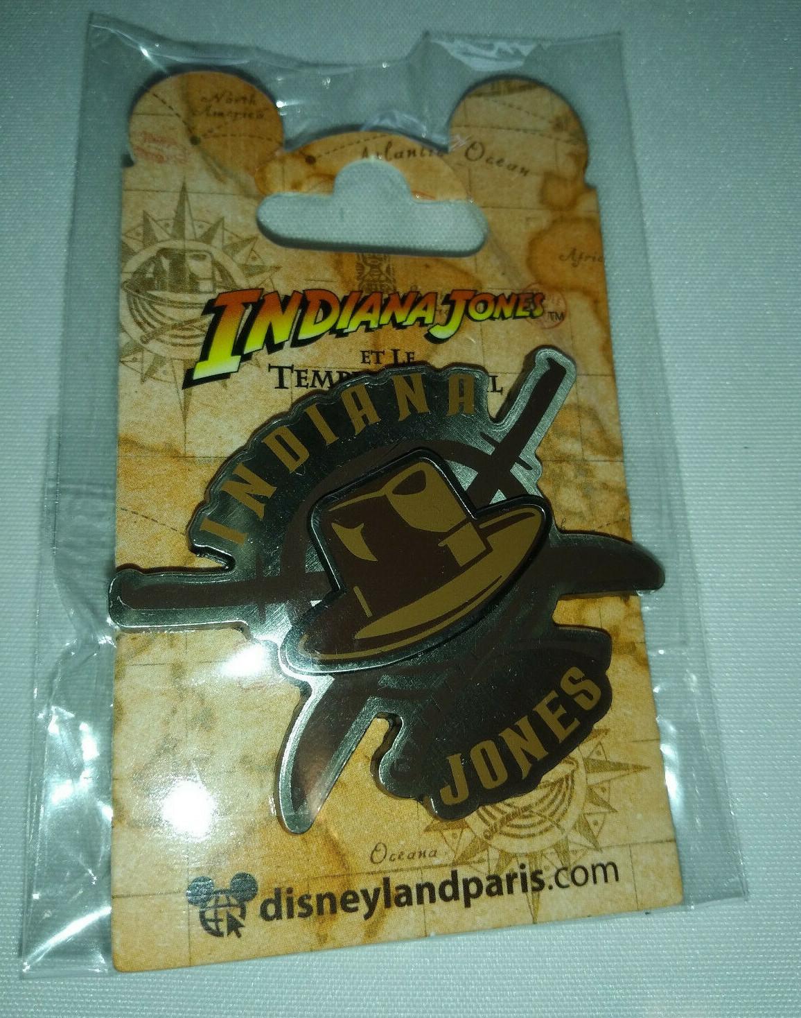 Indiana Jones Hat Temple of Doom 2 Attraction Disney L Paris Dlrp Dlp 2021 Pin