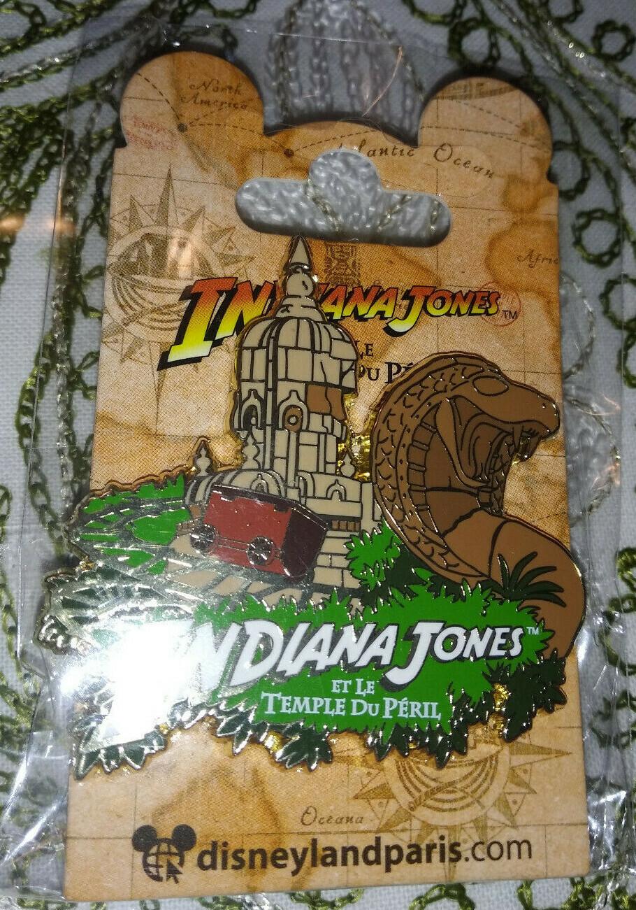 Indiana Jones Temple of Doom 2 Attraction Disney Land Paris Dlrp Dlp 2021 Pin