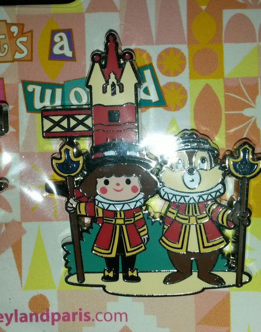 It's a Small World Attraction Series Chip Dale Disney Paris Dlrp Dlp 2021 2 Pins