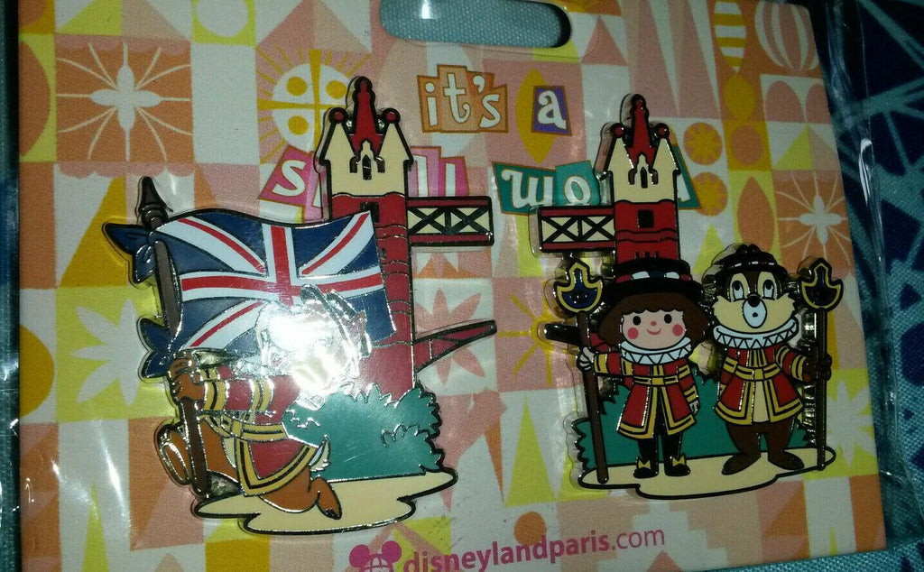 It's a Small World Attraction Series Chip Dale Disney Paris Dlrp Dlp 2021 2 Pins