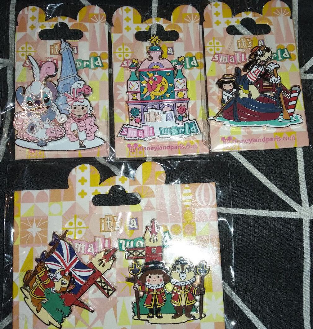 It's a Small World Attraction Series Chip Dale Disney Paris Dlrp Dlp 2021 2 Pins