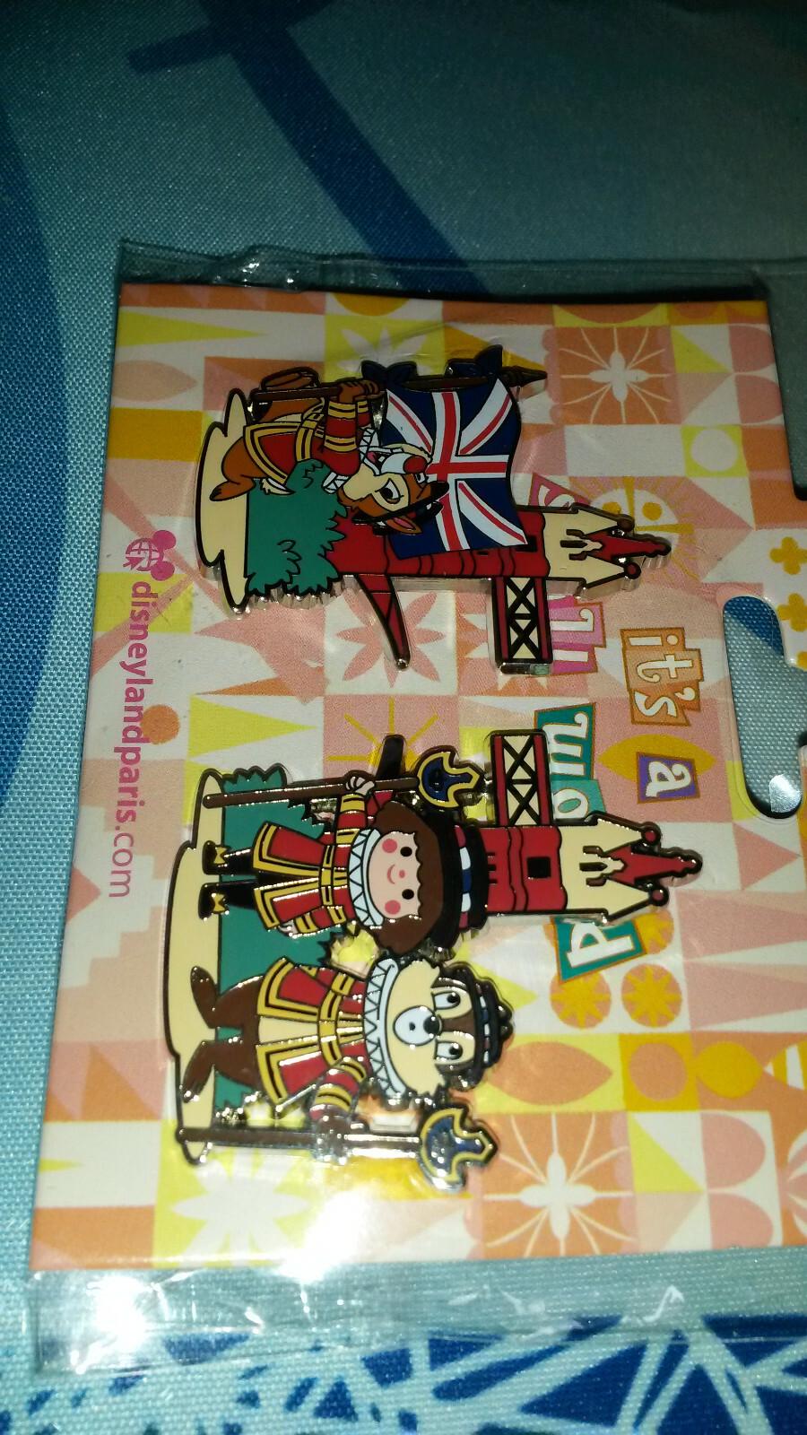 It's a Small World Attraction Series Chip Dale Disney Paris Dlrp Dlp 2021 2 Pins