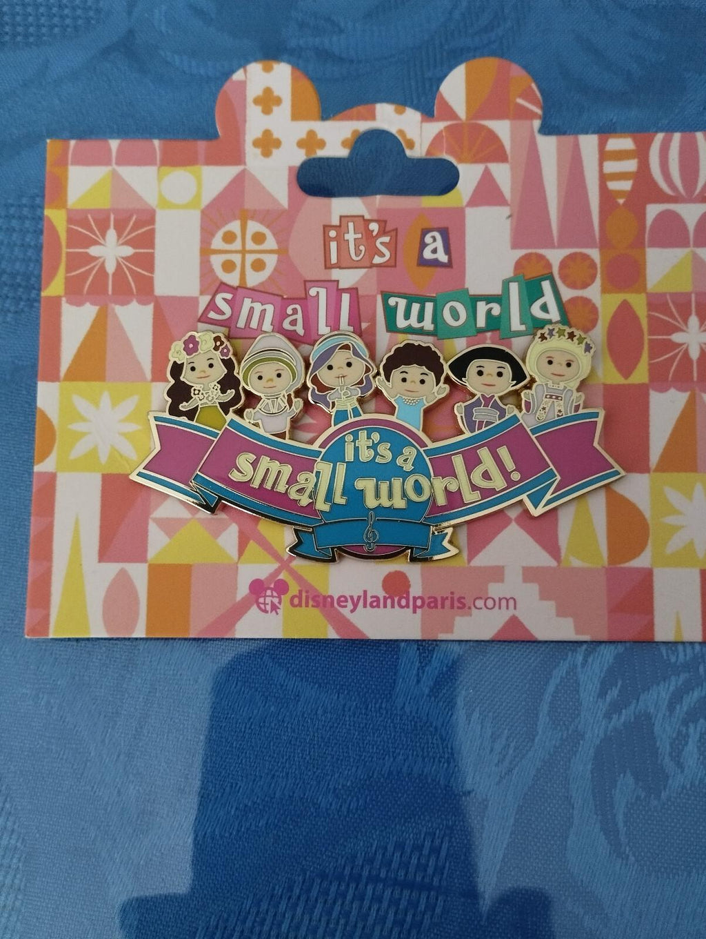 It's a Small World Attraction Series Logo Dolls Disney Paris Dlp 2023 Jumbo Pin