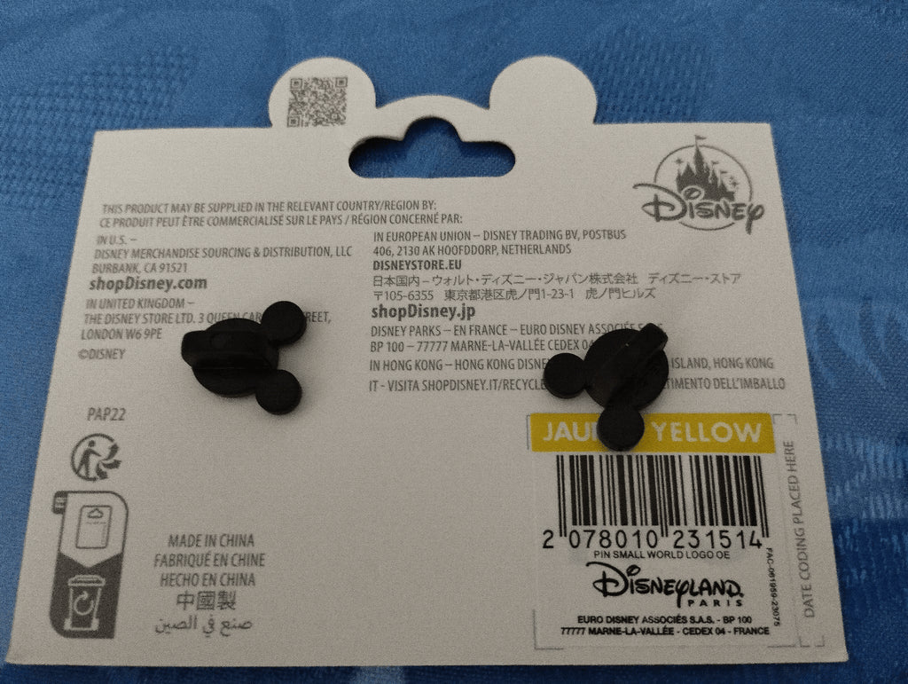 It's a Small World Attraction Series Logo Dolls Disney Paris Dlp 2023 Jumbo Pin