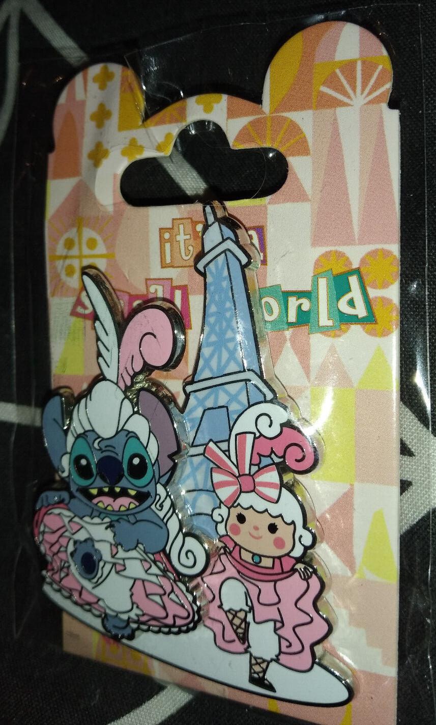 It's a Small World Chip & Dale Stitch Goofy Dlp Disney L Paris 2021 4 Pins Set