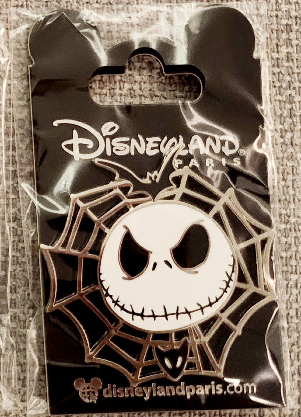 Jack in Spider Web Bats Halloween Series Disney Paris DLRP DLP Oct 2022 Pin