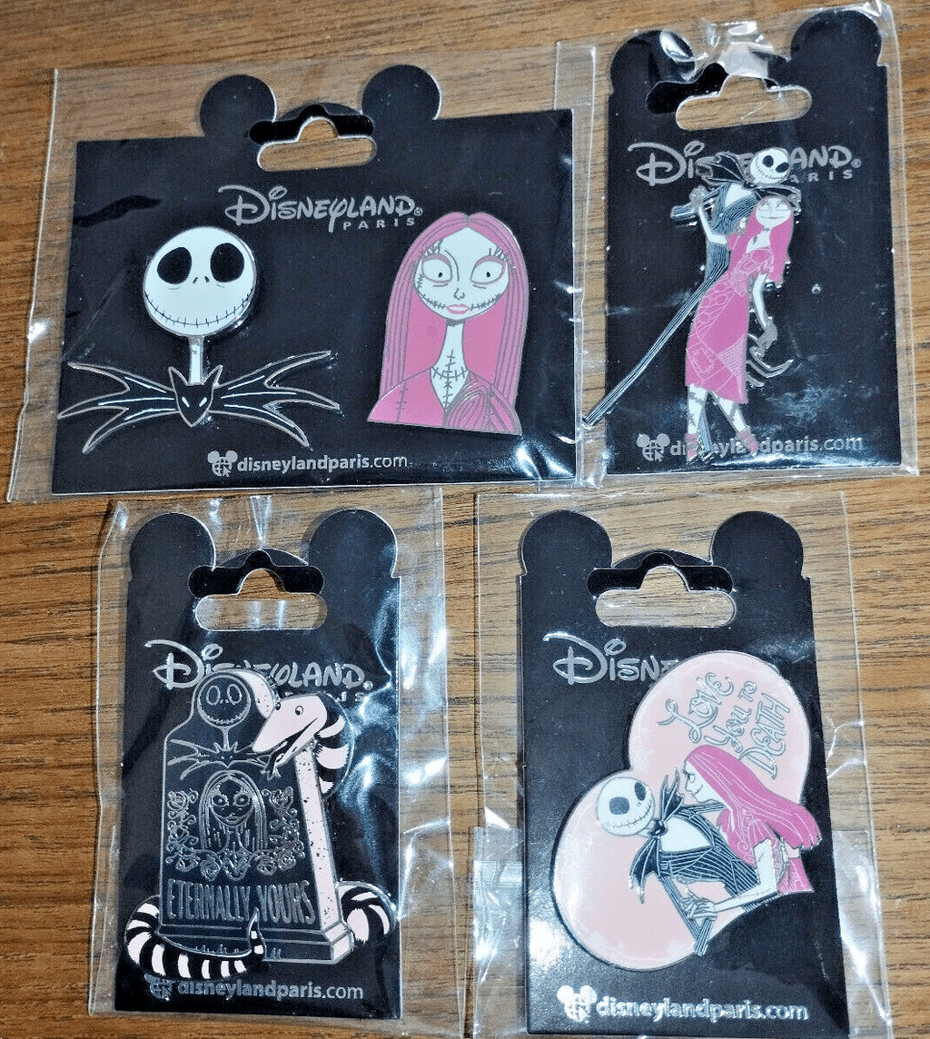 Jack Sally Head and Shoulders Valentine Disney Land Paris Dlp Dlrp 2023 2 Pins