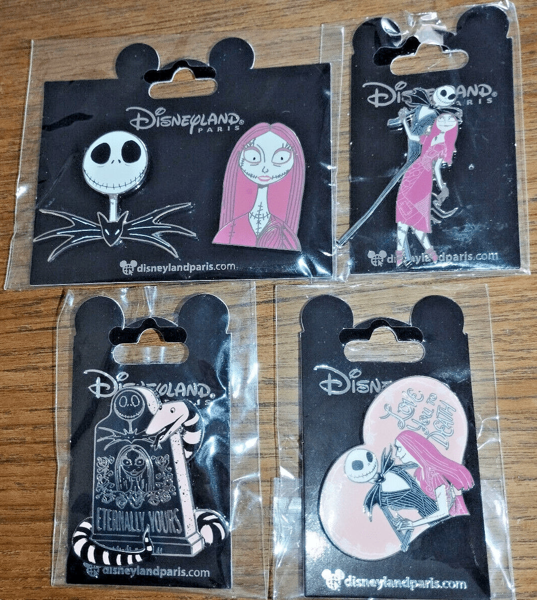 Jack Sally Head and Shoulders Valentine Disney Land Paris Dlp Dlrp 2023 2 Pins