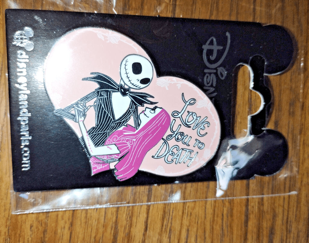 Jack Sally Heart Valentine Disney Land Paris Dlp Dlrp 2023 4 Pins Full Set