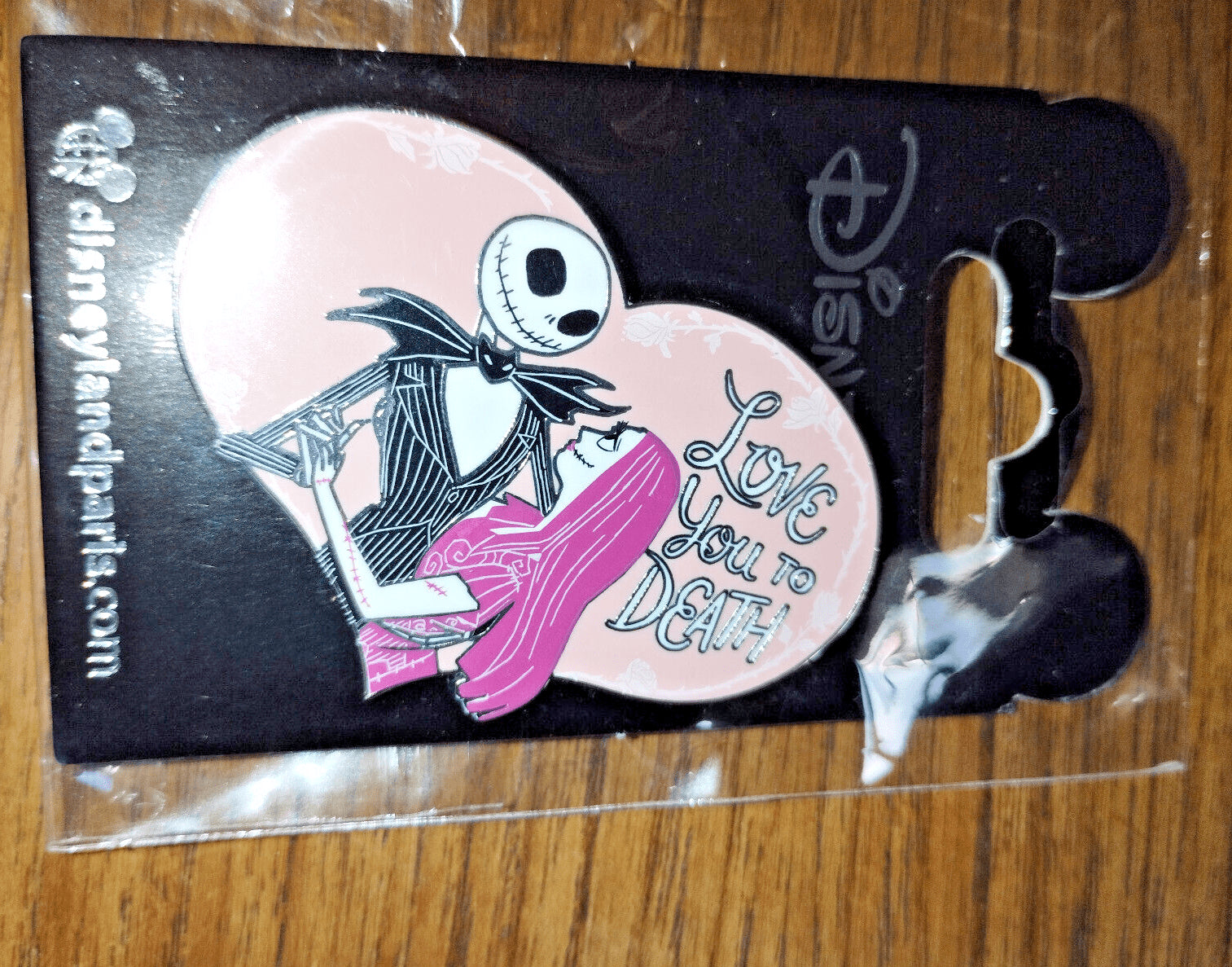 Jack Sally in Heart Valentine Disney Land Paris Dlp Dlrp 2023 Pin